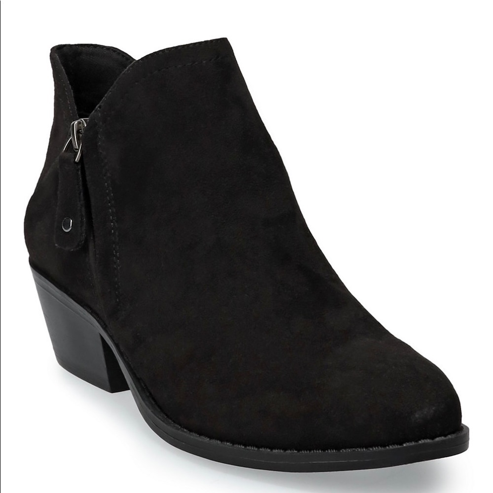 NEW SO® Angelfish Black Ankle Boots MULTIPLE SIZES